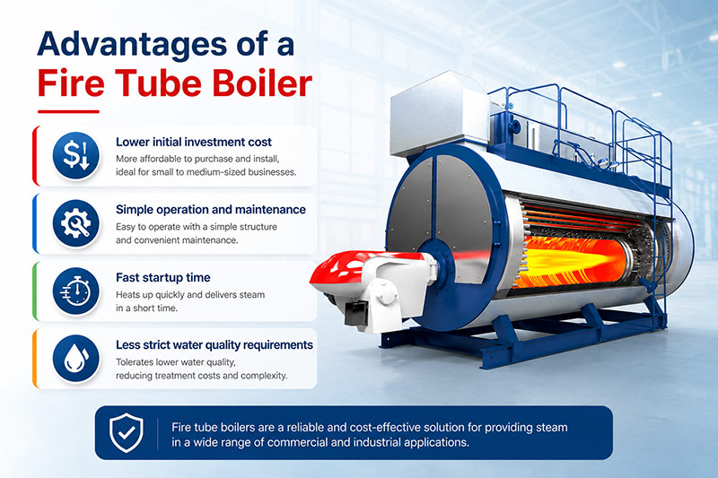 Advantages of Fire Tube Boiler