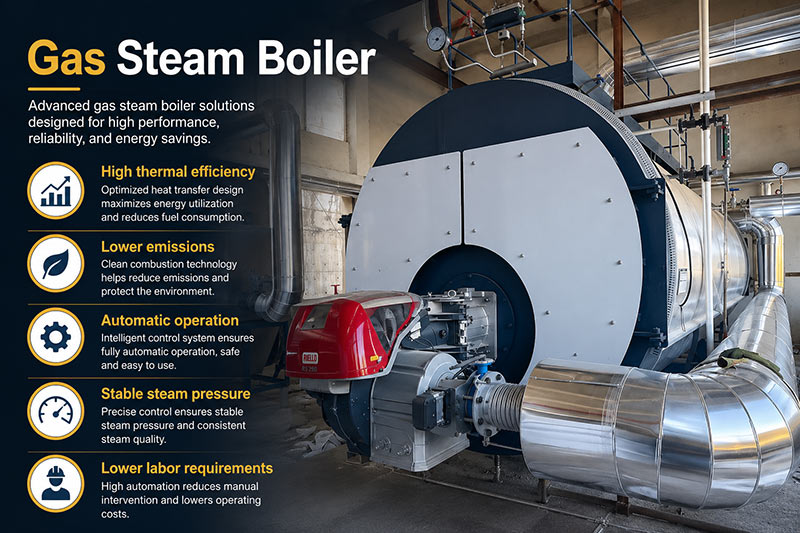 gas steam boiler