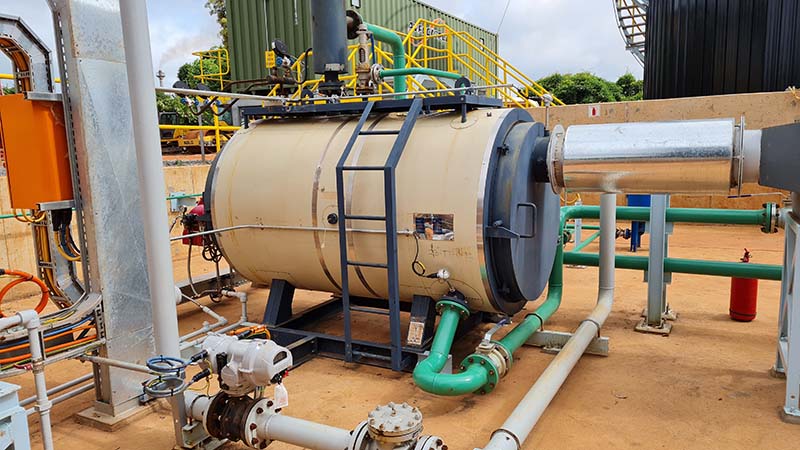 oil boiler project