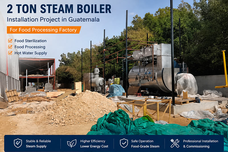 2ton steam boiler in Guatemala