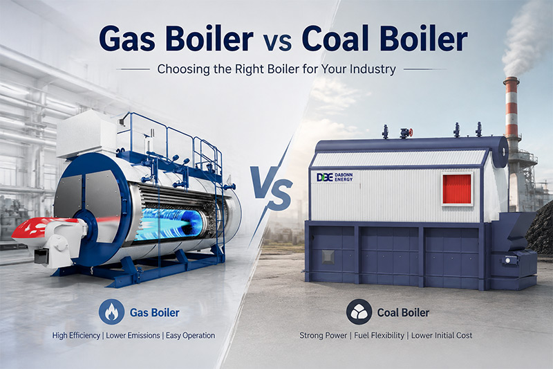 gas boiler vs coal boiler